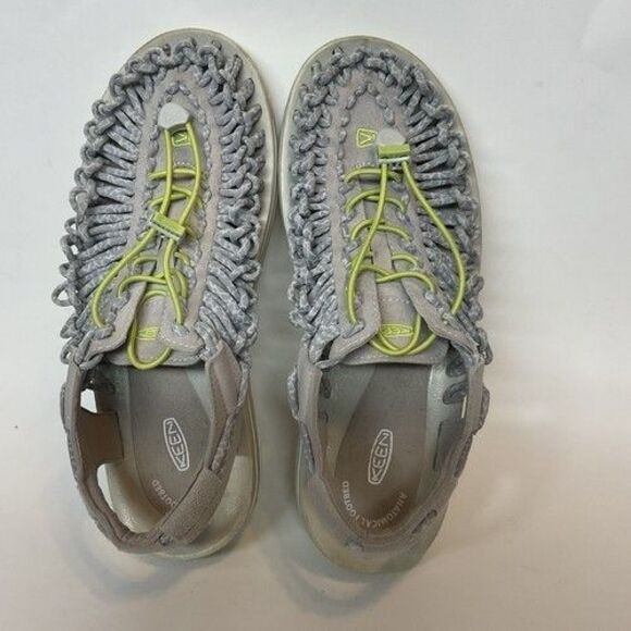 Keen Uneek Round Cord Bungee Sport Sandal Women Size 10 Rock Gray - Picture 5 of 14